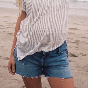 Hatch The cut off Maternity short indigo size 28